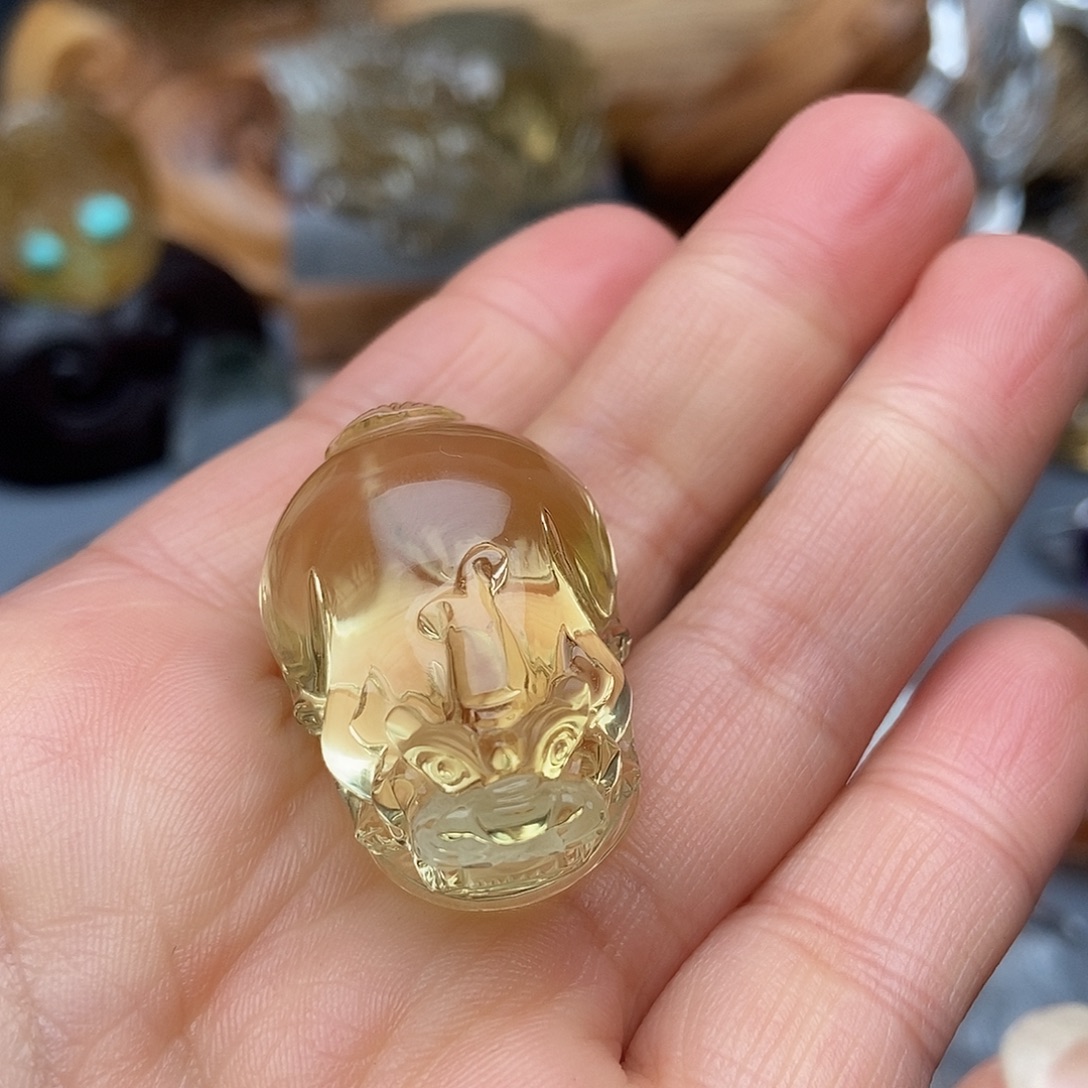 水晶未镶嵌颈饰吊坠