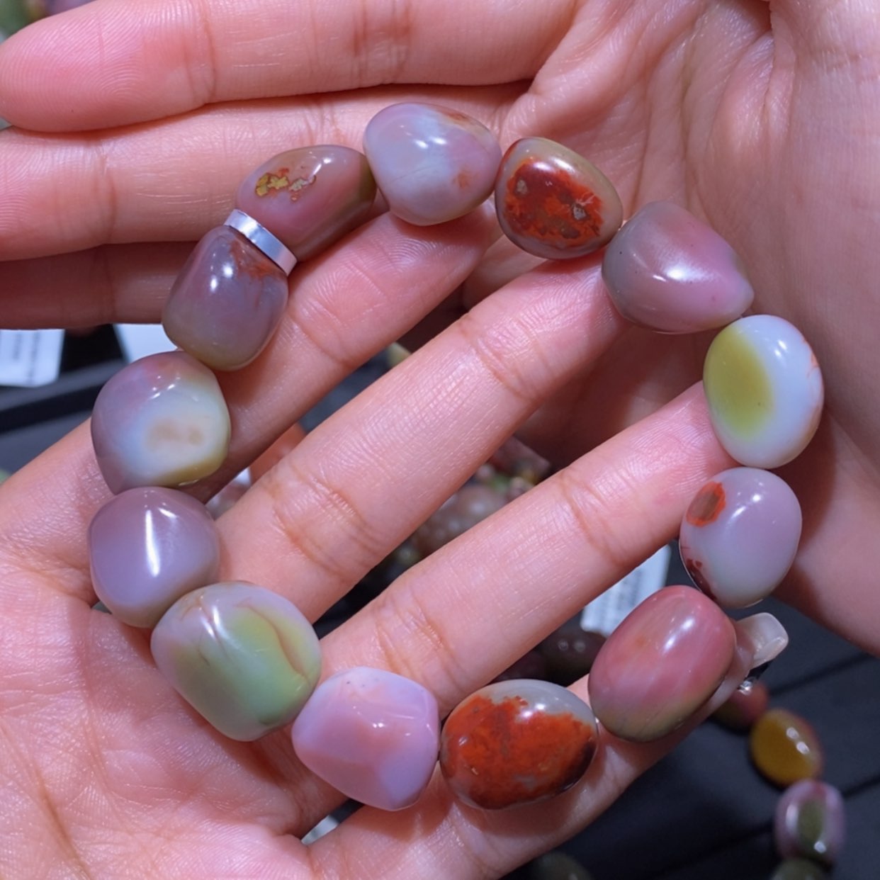 【闪购商品】玛瑙/玉髓手链未镶嵌盐源玛瑙