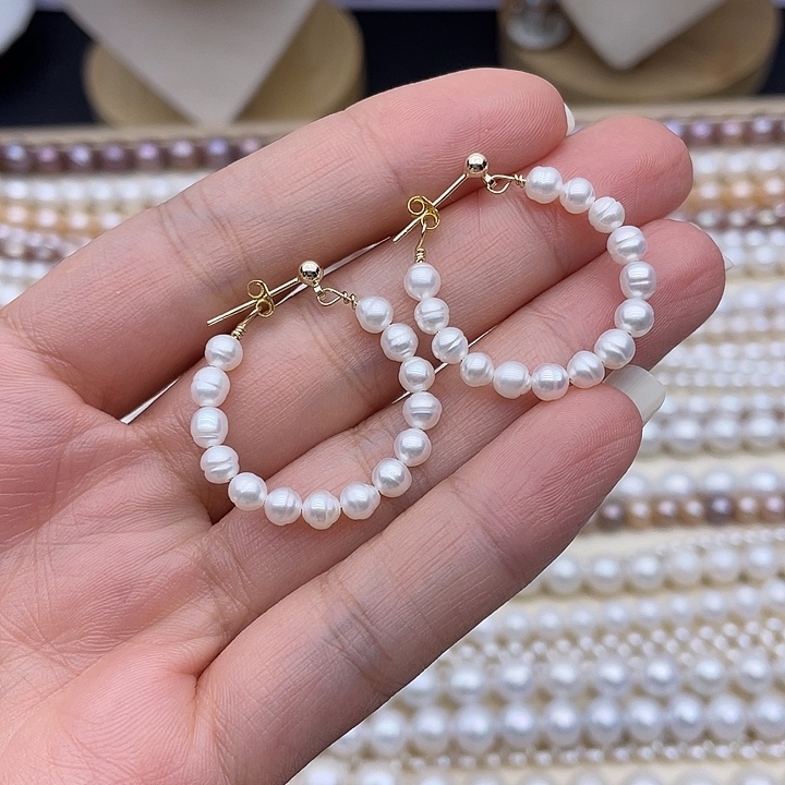 颈饰银S925镶嵌淡水珍珠