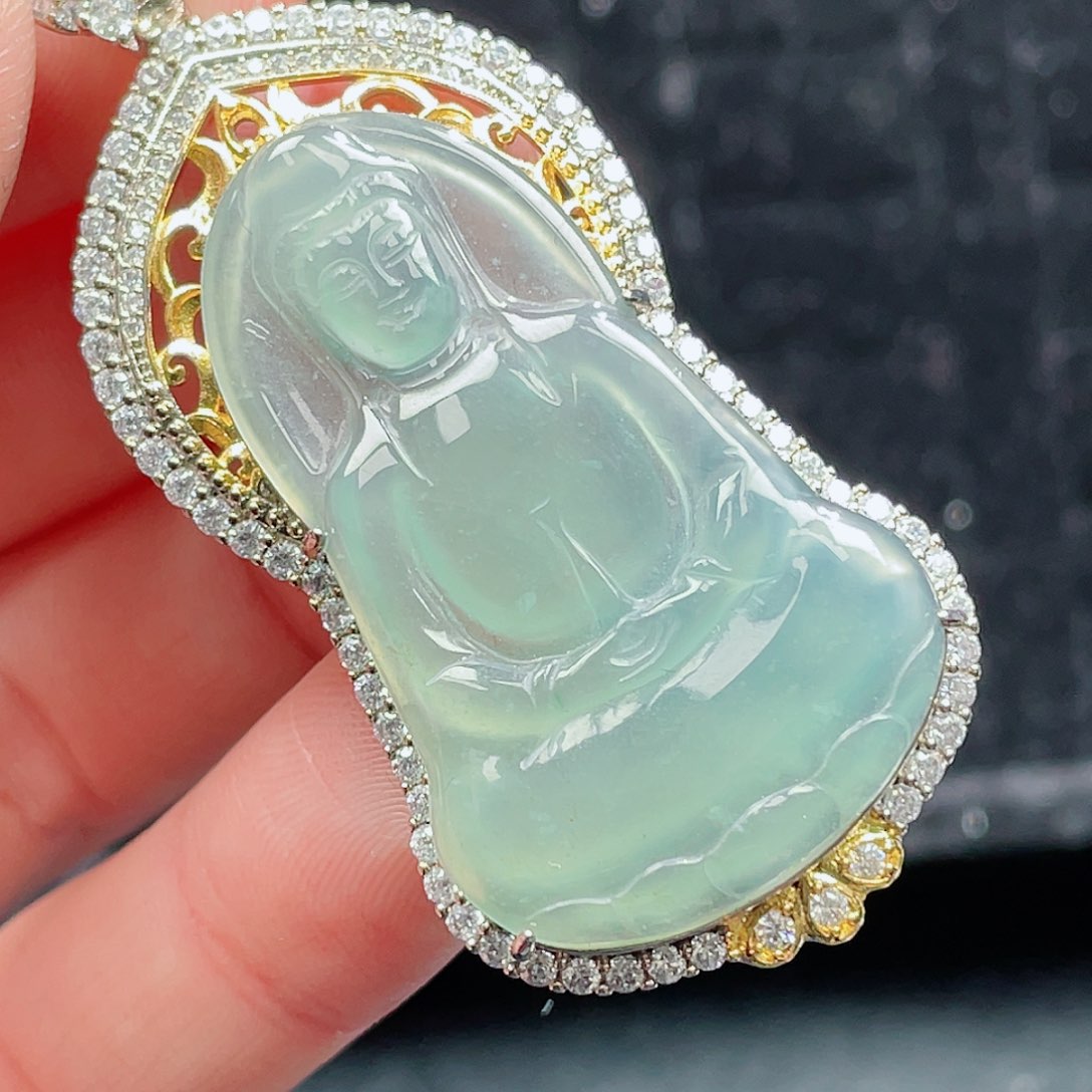 翡翠颈饰未镶嵌201，