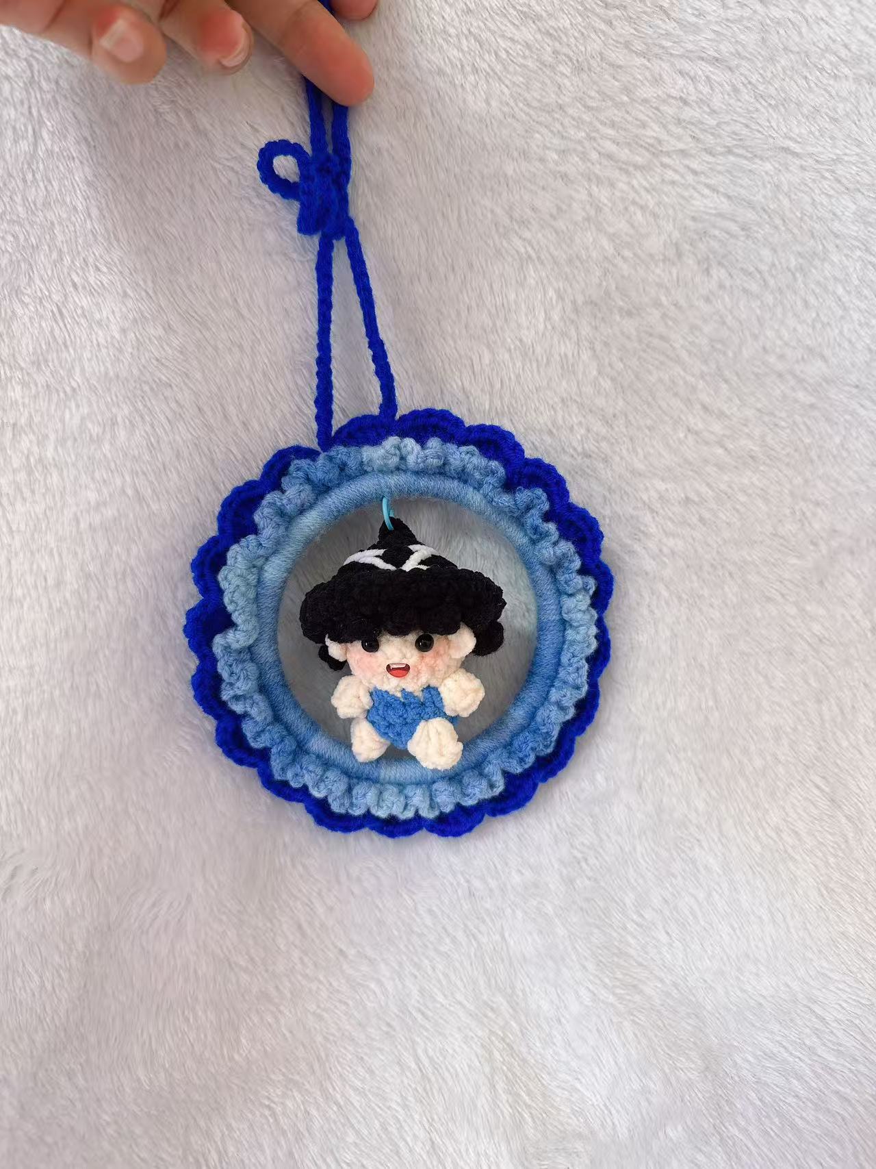 张杰钩织车载张杰软糖车挂