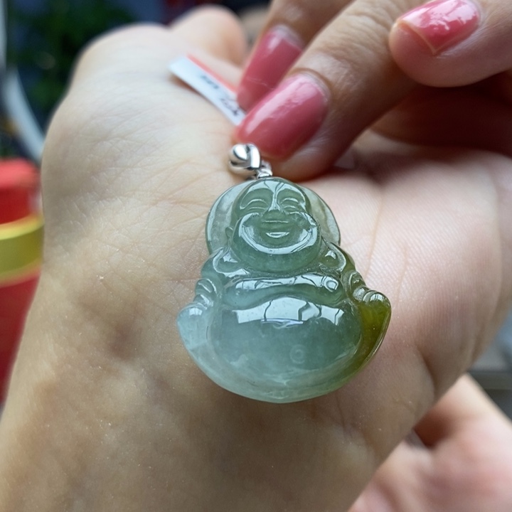 翡翠银S925镶嵌颈饰吊坠8