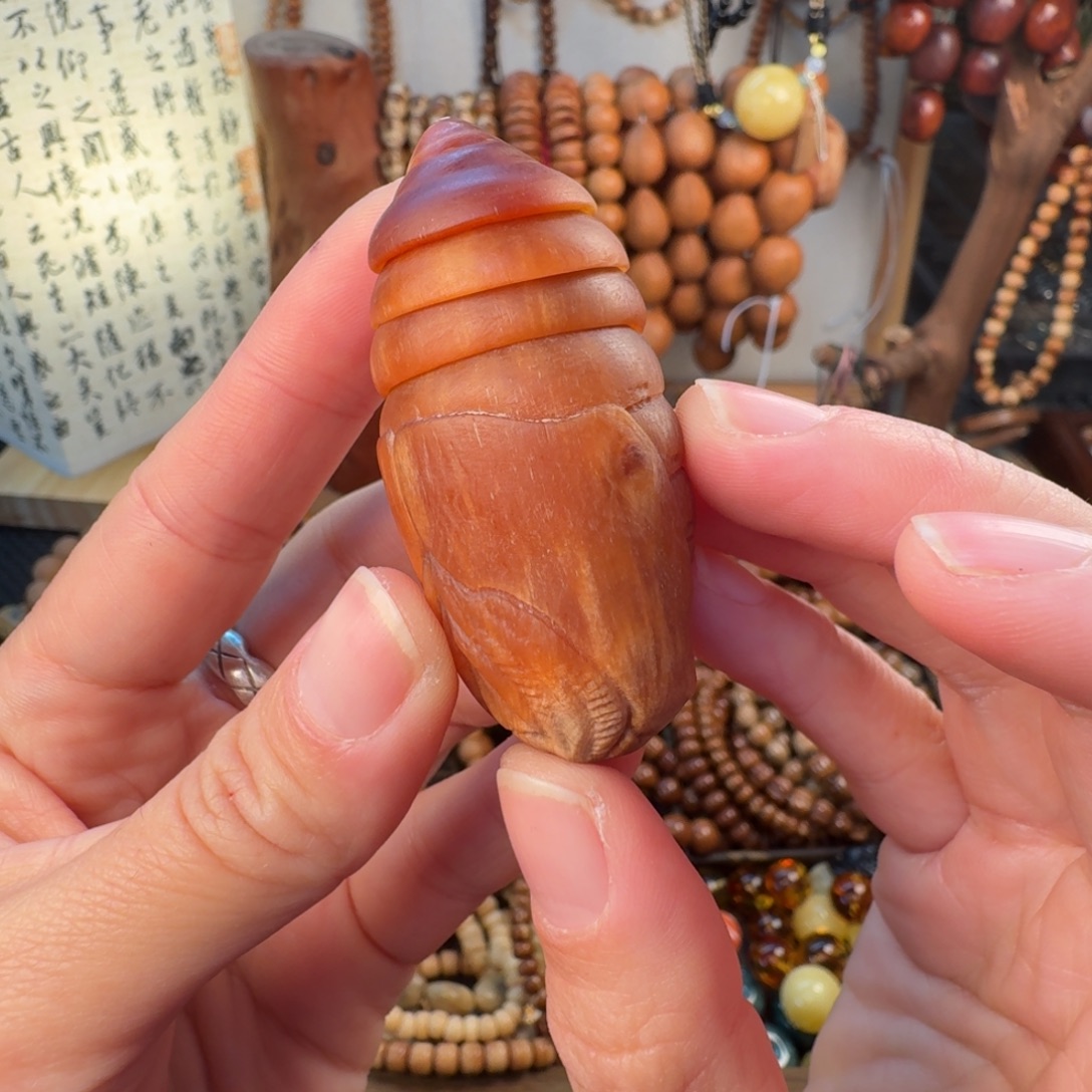 早***冻柏香籽/百香籽吊坠菩提
