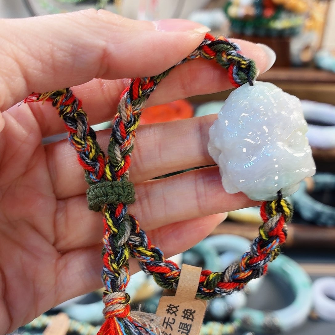 翡翠未镶嵌手链手串