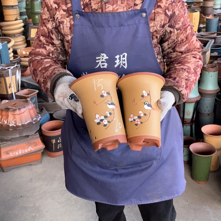 紫砂花盆紫砂花盆