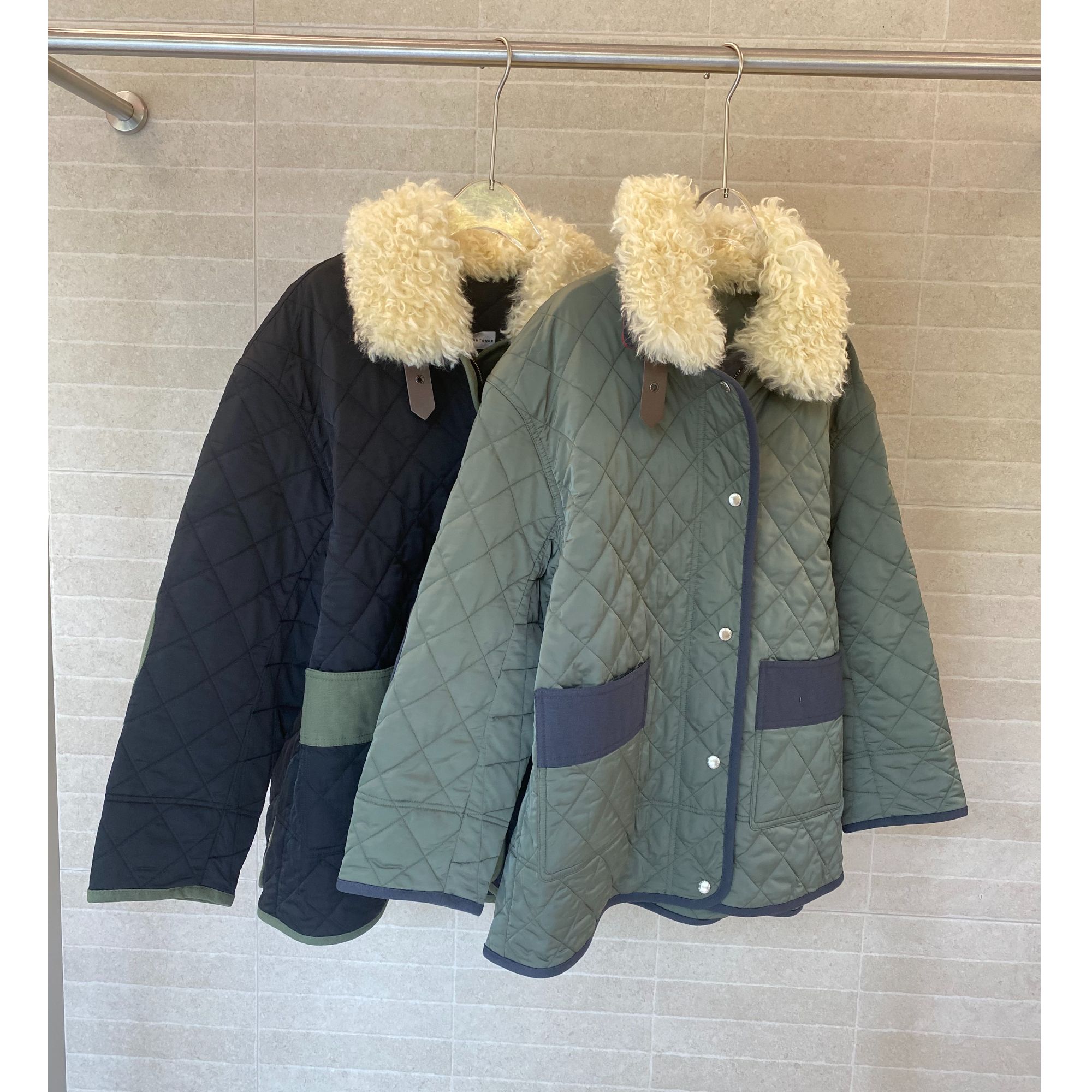 SHORT SENTENCE可拆卸毛领外套25年秋冬25AWPDO2-BK00/GN42——3800