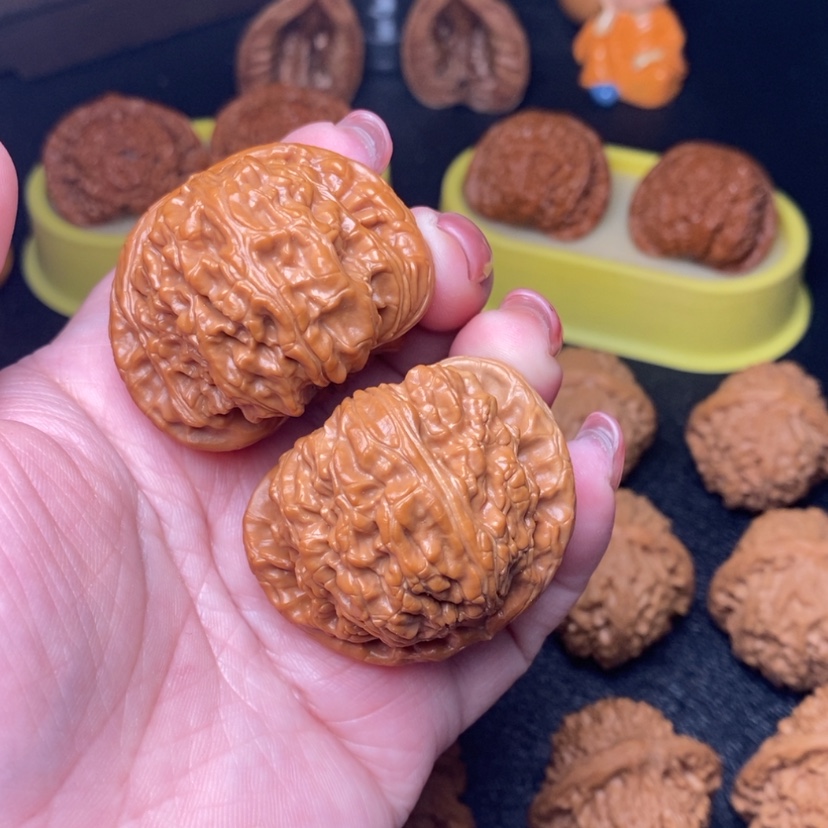 【闪购商品】文玩核桃把件590号白狮子44
