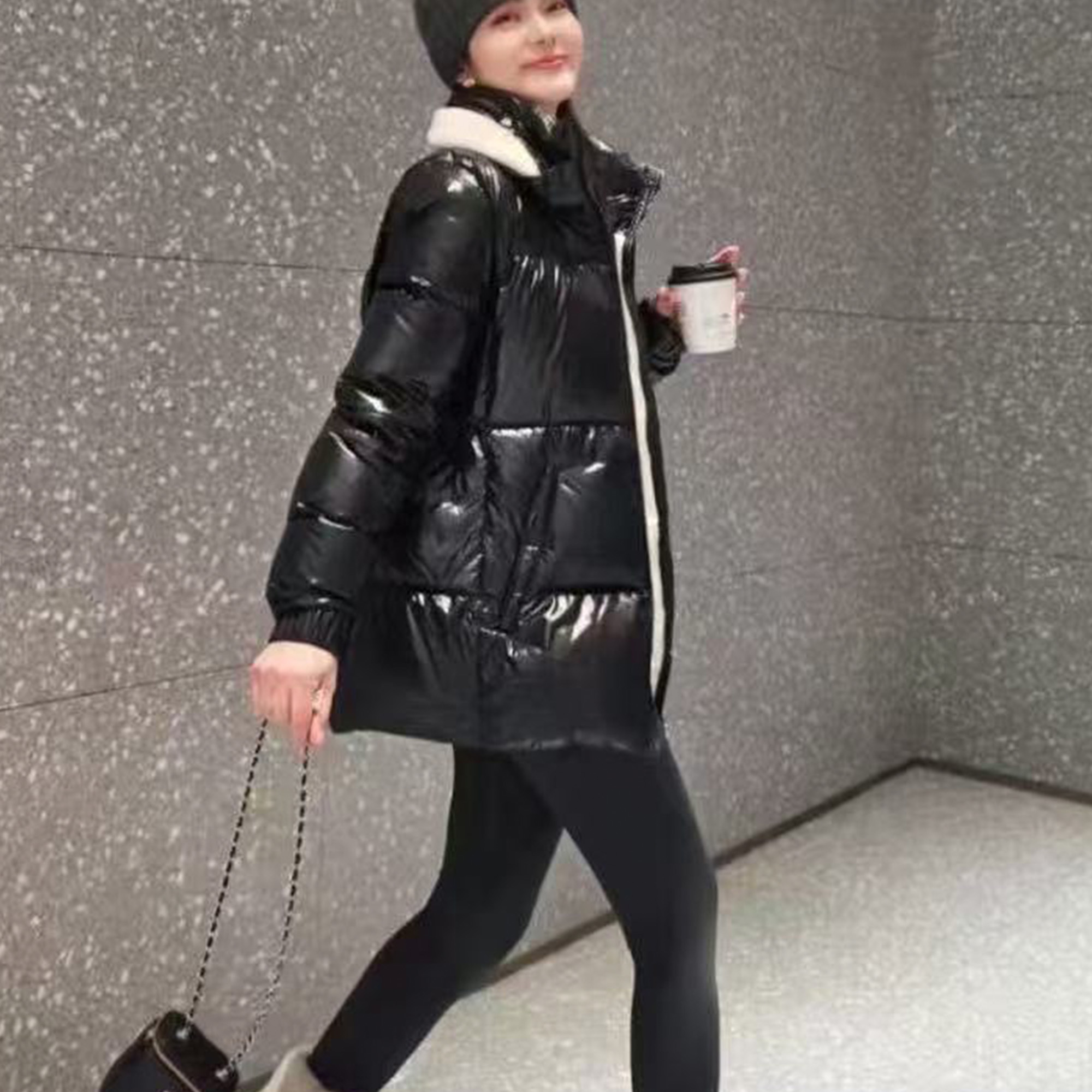 未使用 MONCLER Vistule系列纯色拉链羽绒服