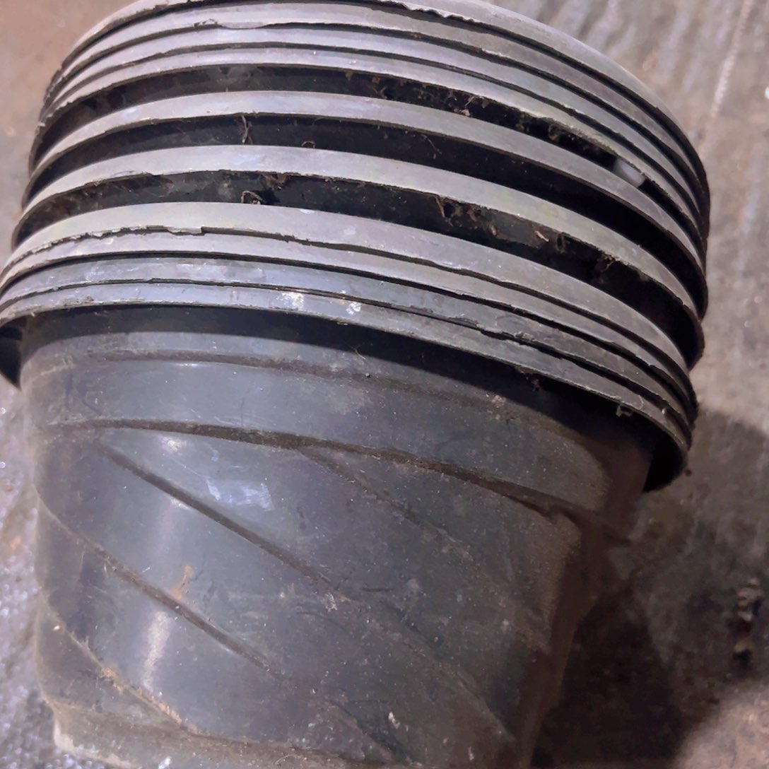 塑料螺旋纹花盆21口径11高 10个