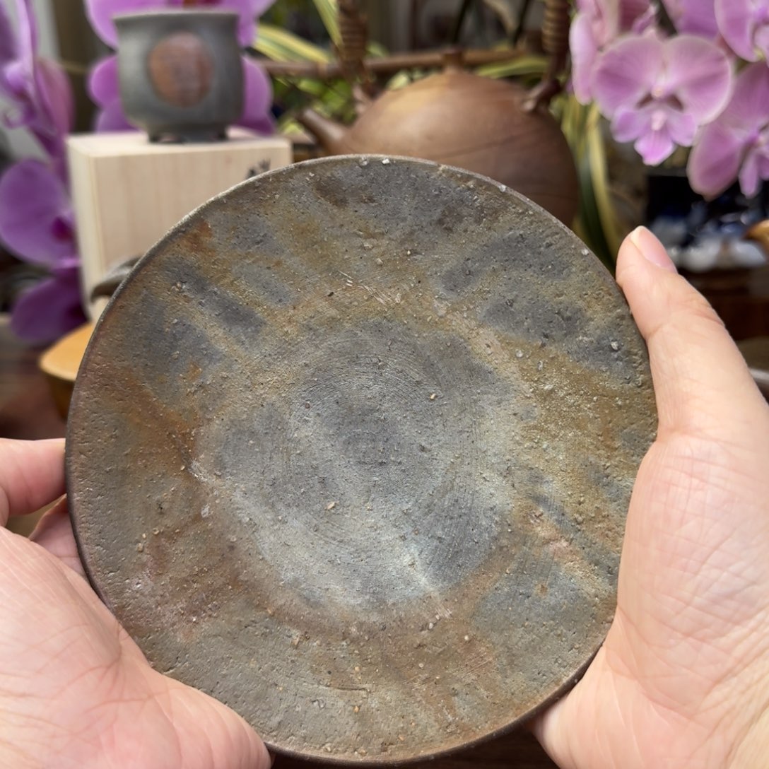 铃木美基备前烧山土壶承福利一口价