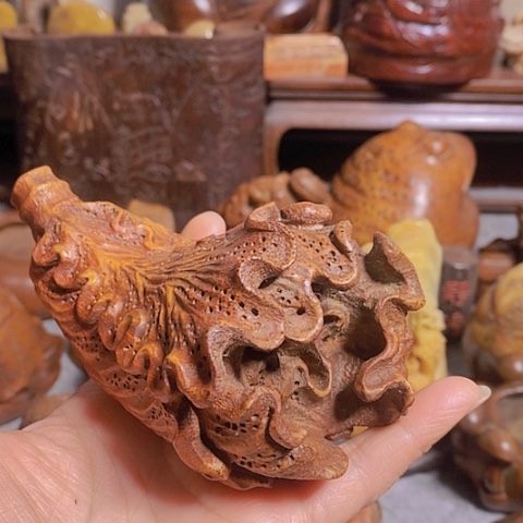香榧木享*华彩木作摆件