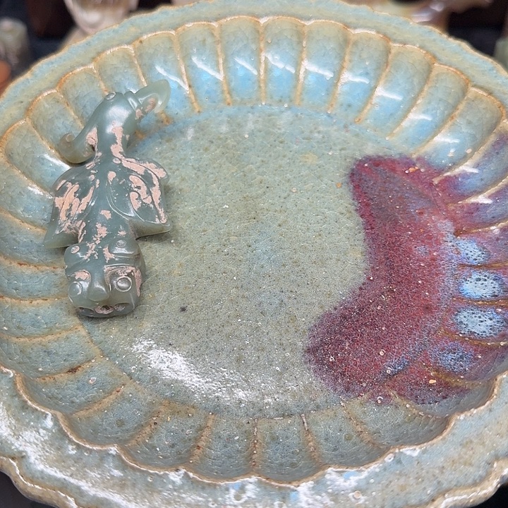 哈***塔手工艺品琉璃红红火火红红火火