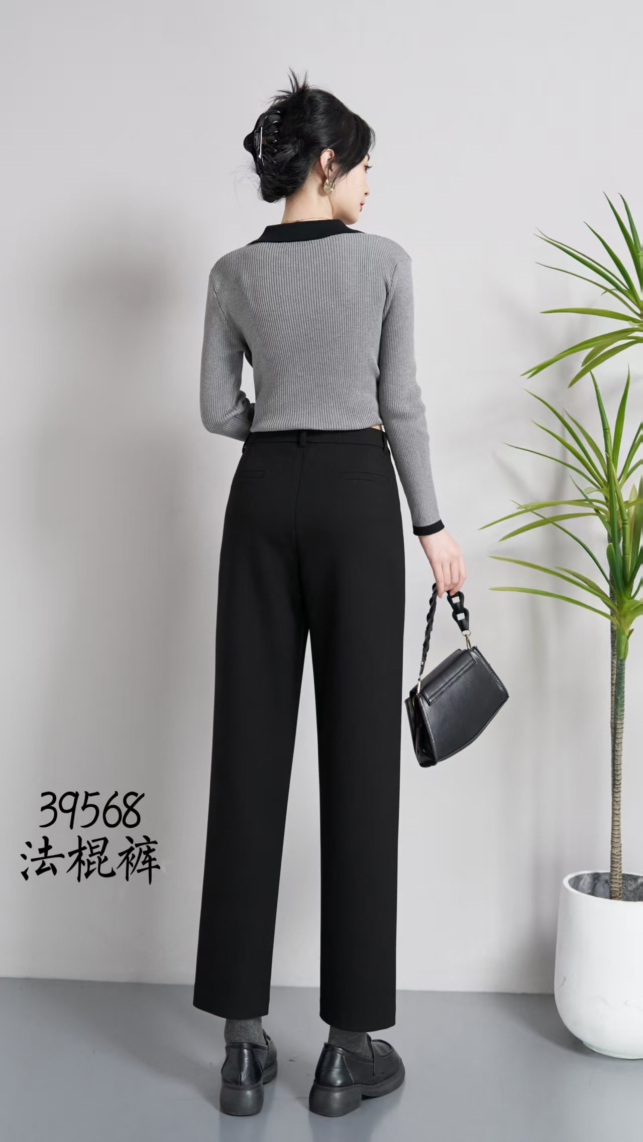 39568女士法棍裤