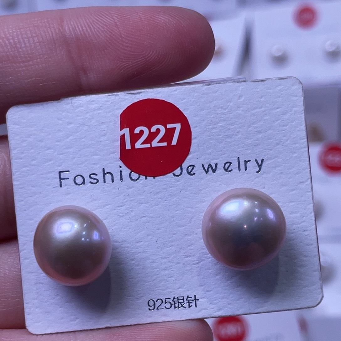 星***系银S925镶嵌耳饰淡水珍珠