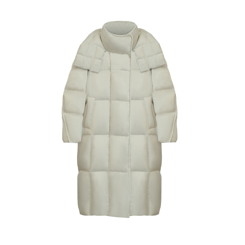 【薯条专属】95白鹅绒保暖舒适百搭宽松羽绒服7899