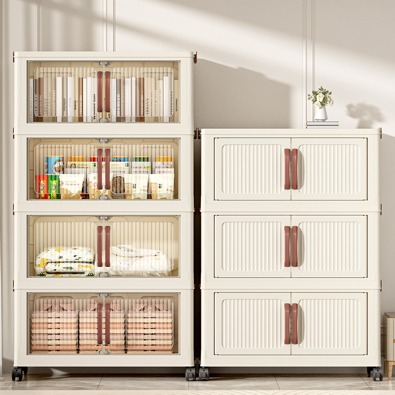 【三层收纳柜】可折叠收纳箱家用储物宝宝衣柜免安装多功能塑料卧室