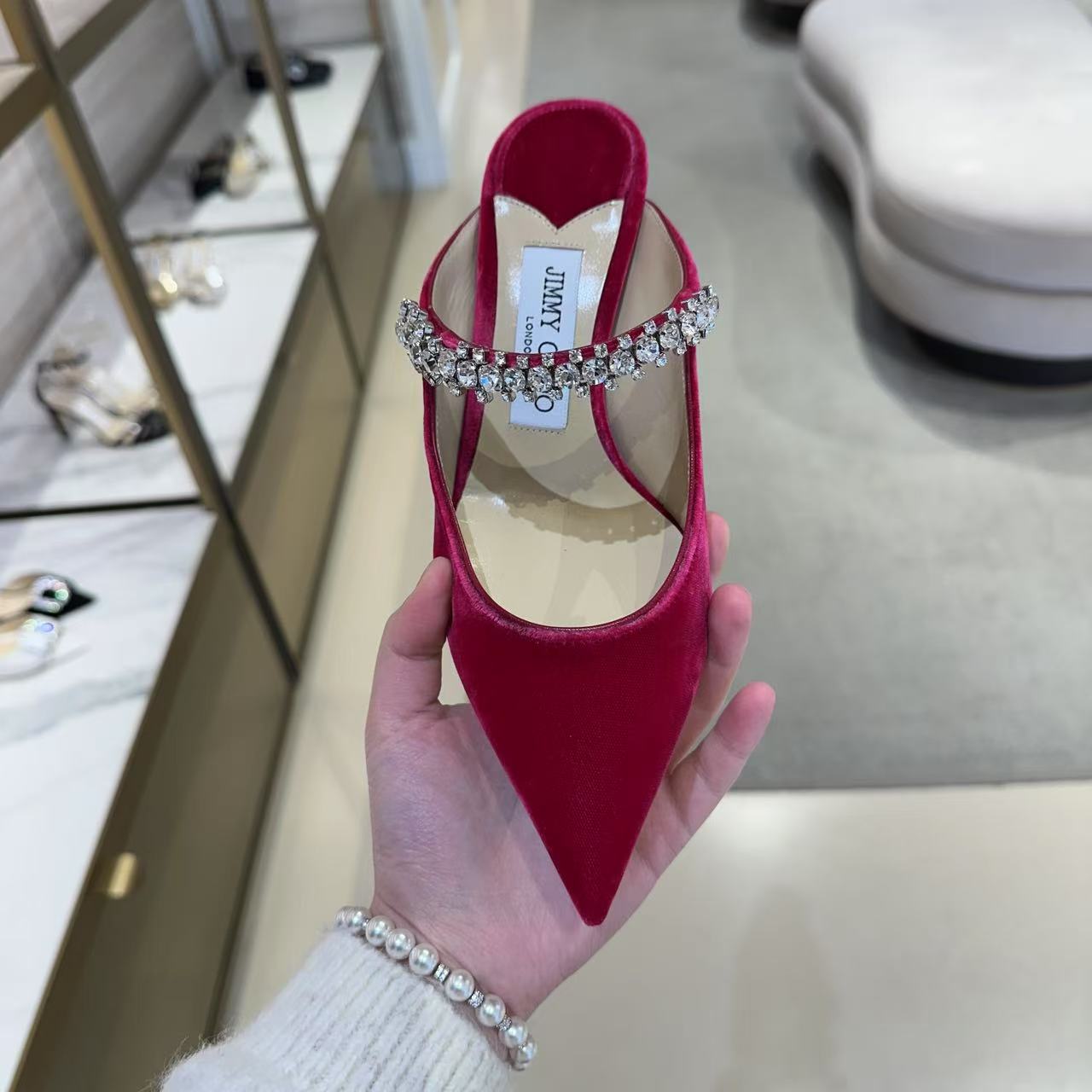 全新未使用 JIMMY CHOO/吉米周 /周仰杰/六六/高跟鞋