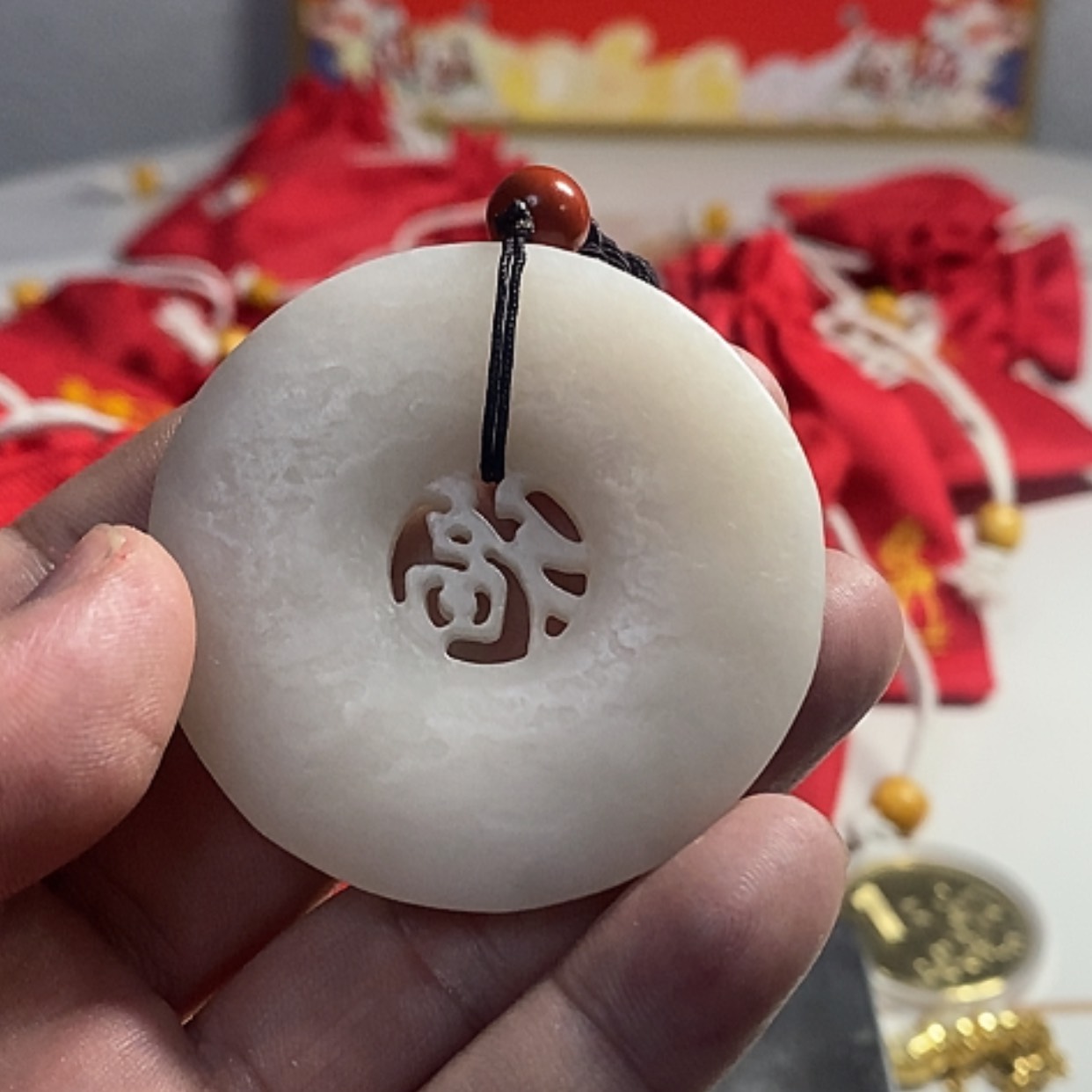 【闪购商品】和田玉颈饰未镶嵌吃****菜