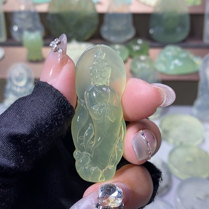 岫玉吊坠未镶嵌吊坠