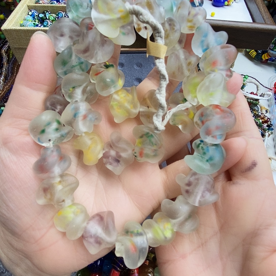 琉璃颈饰尼泊尔飘花扭扭112