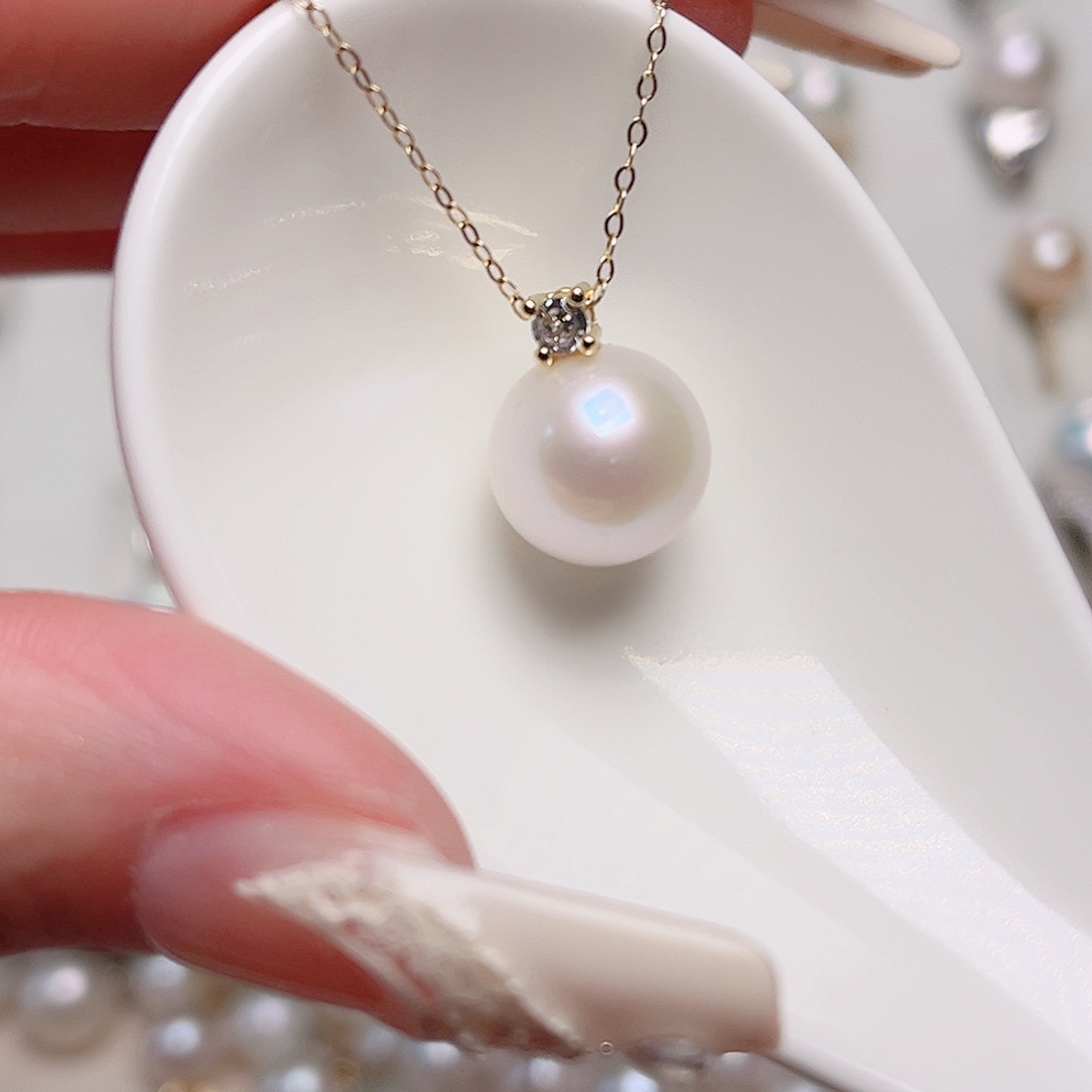 淡水珍珠未镶嵌吊坠(赠链)