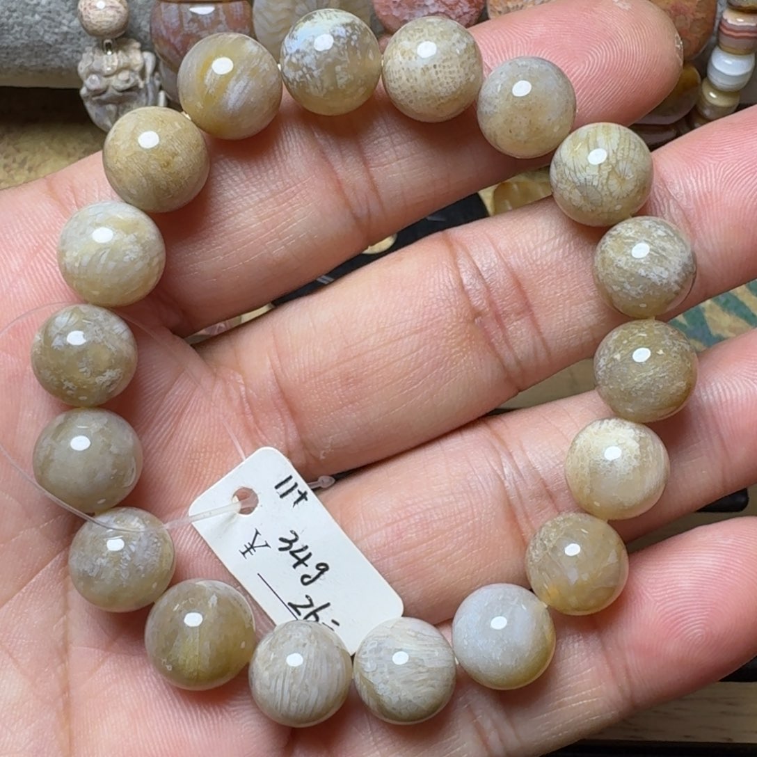 硅化玉手链未镶嵌
