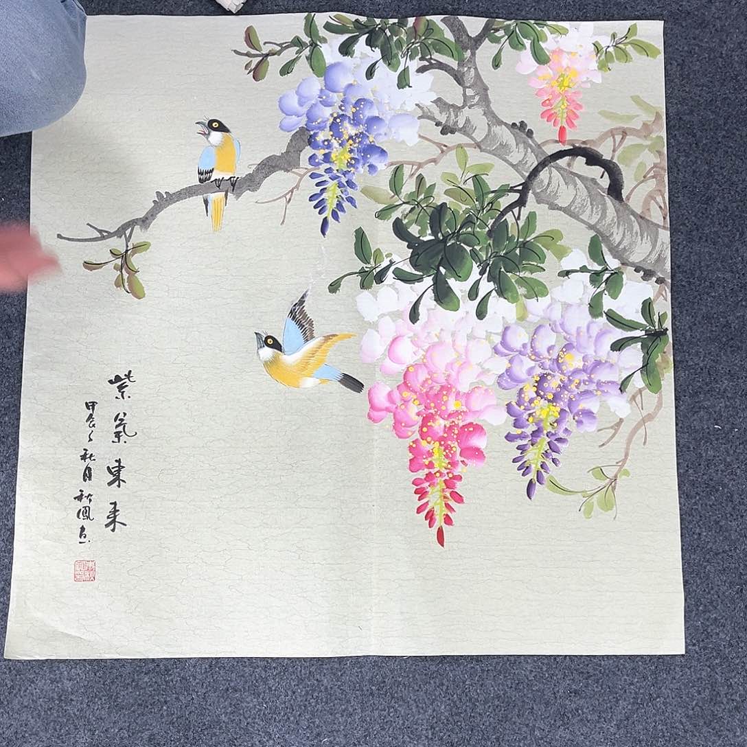 国画宣纸国画纯手绘作品