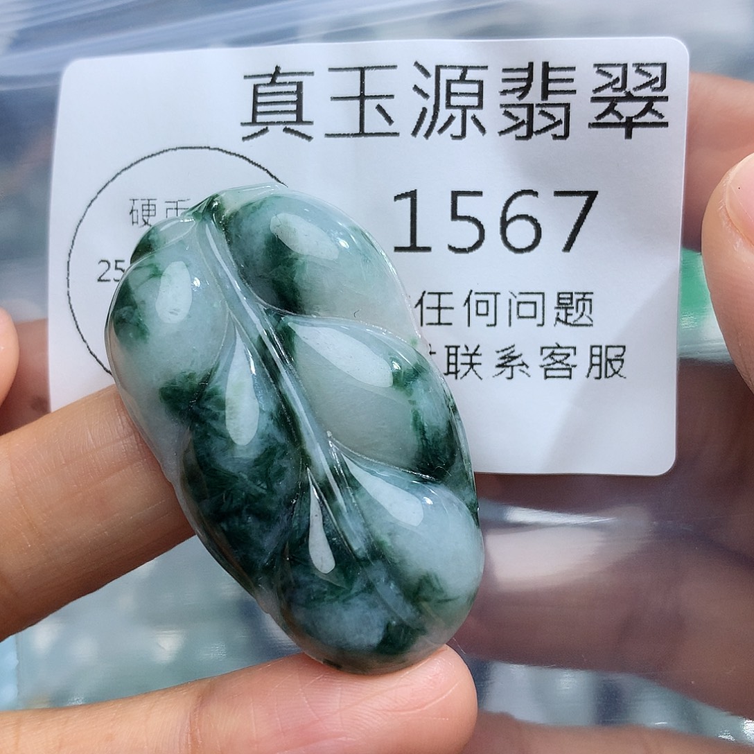 翡翠未镶嵌颈饰1567