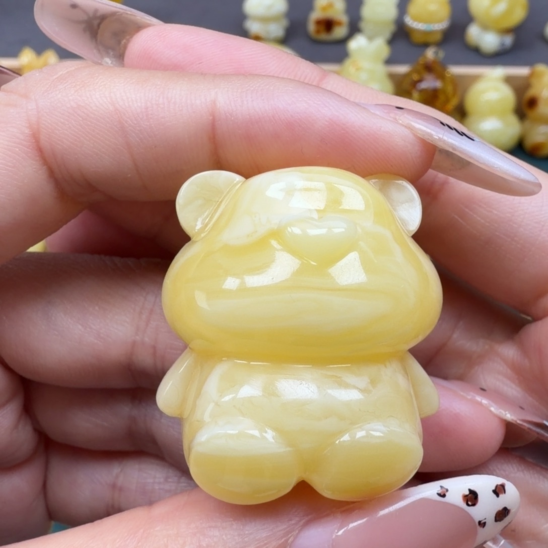 琥珀未镶嵌裸石蜜蜡