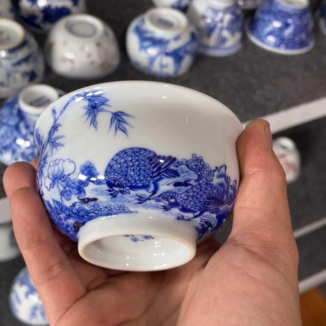 杯子景德镇陶瓷现代手工陶瓷茶具