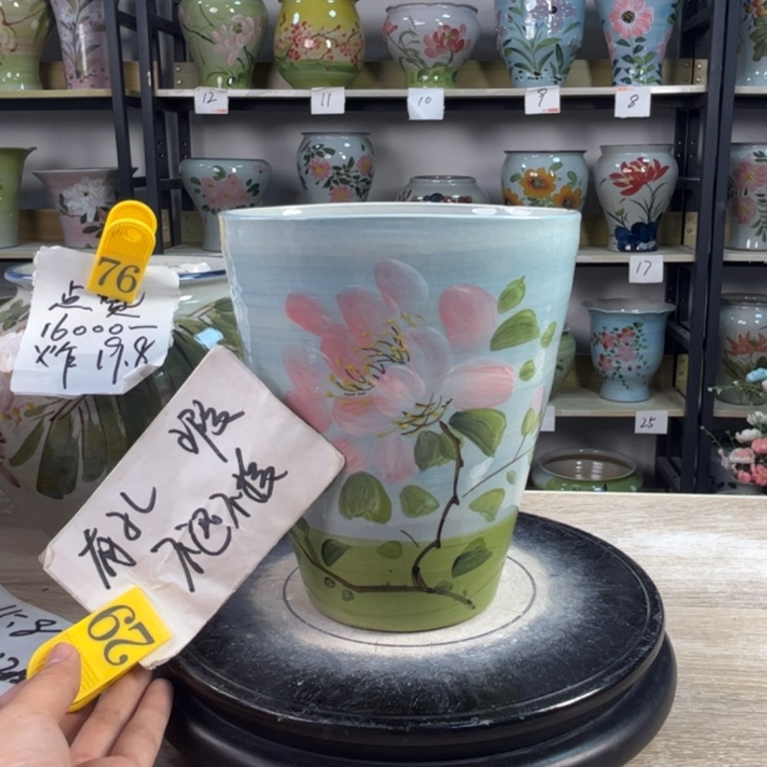 罐1tc景德鎮陶瓷花盆