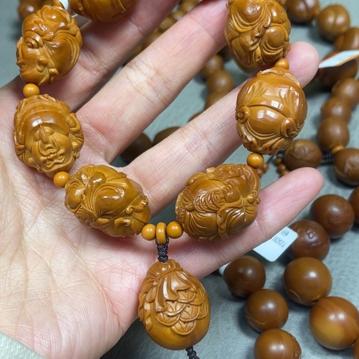 橄榄核手串/手链八宝财神2.0