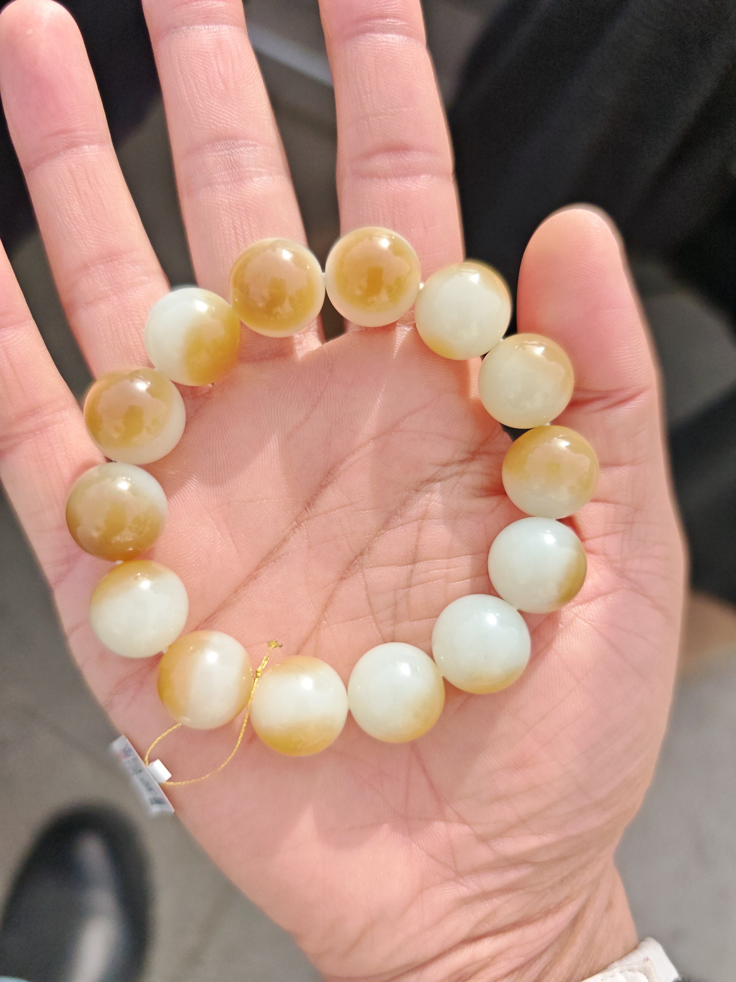 和田玉手串高端奢华款