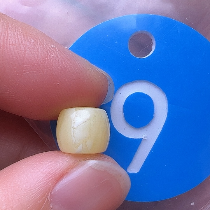 蜜蜡裸石未镶嵌8.6m m