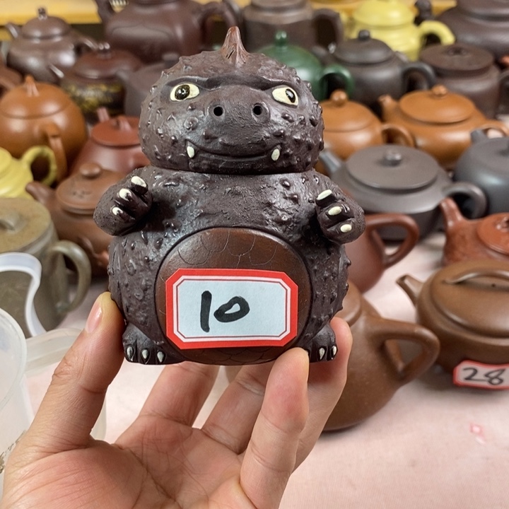 紫砂茶壶光**o天青哥斯拉