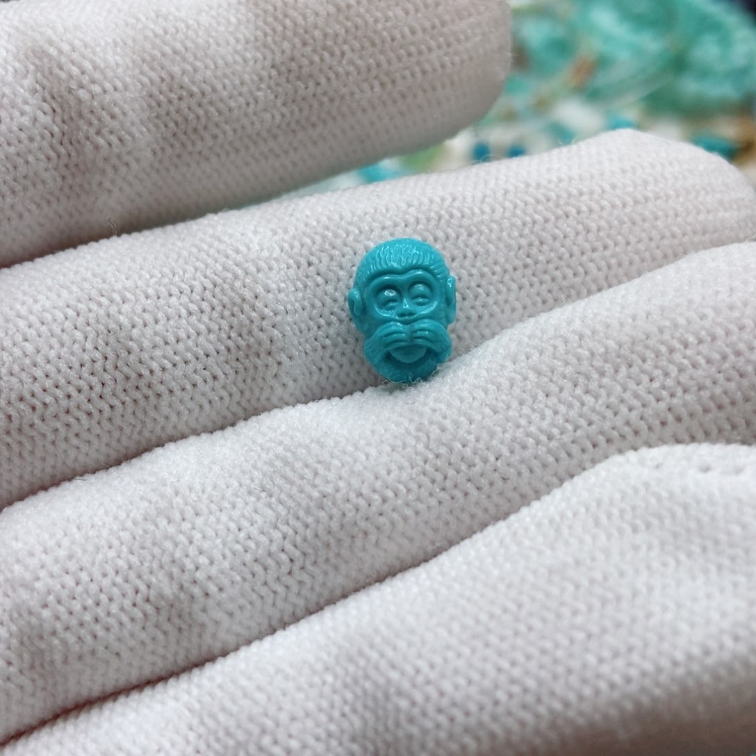 绿松石珠子未镶嵌