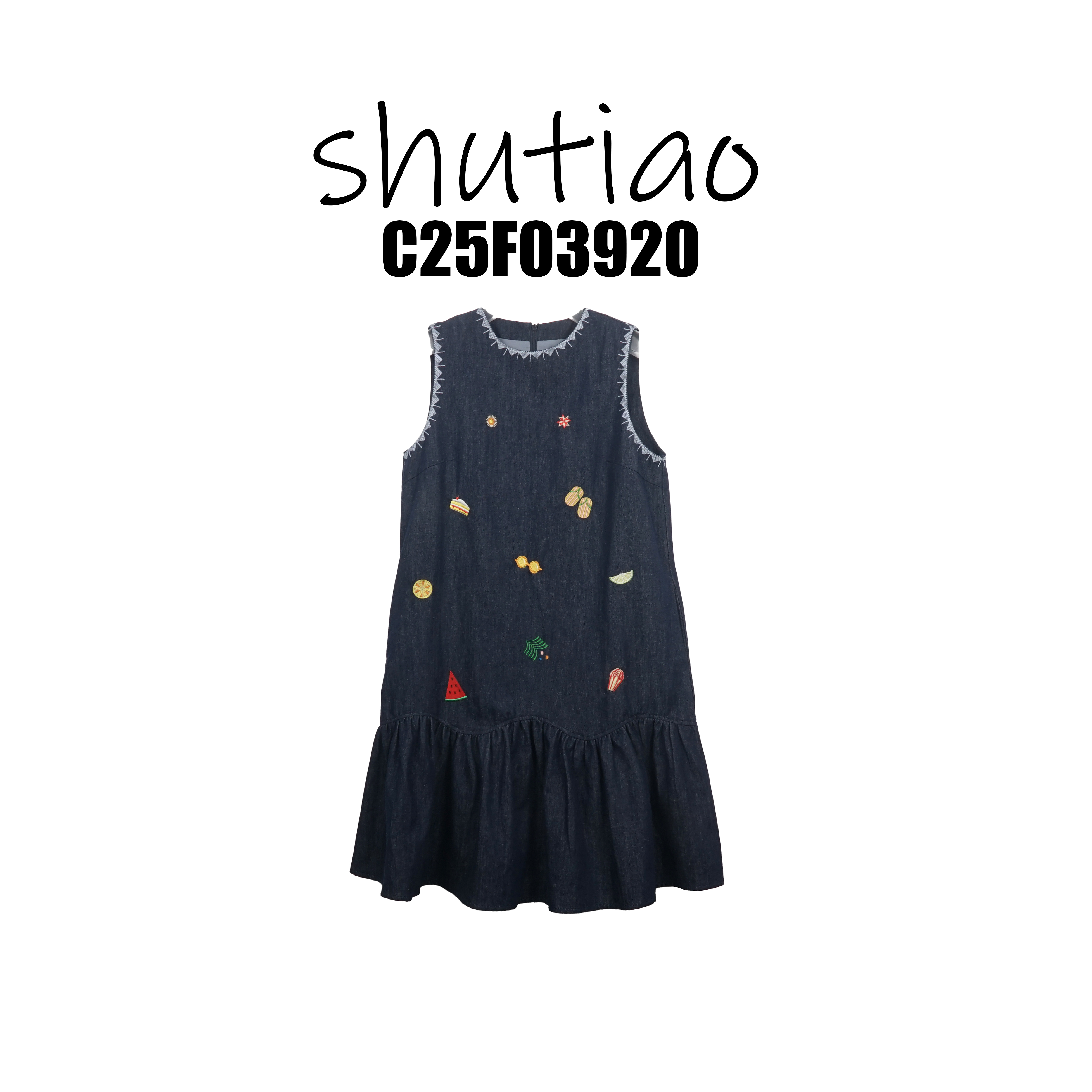 【SHUTIAO】2025夏季：新款小众设计款连衣裙C25F03920