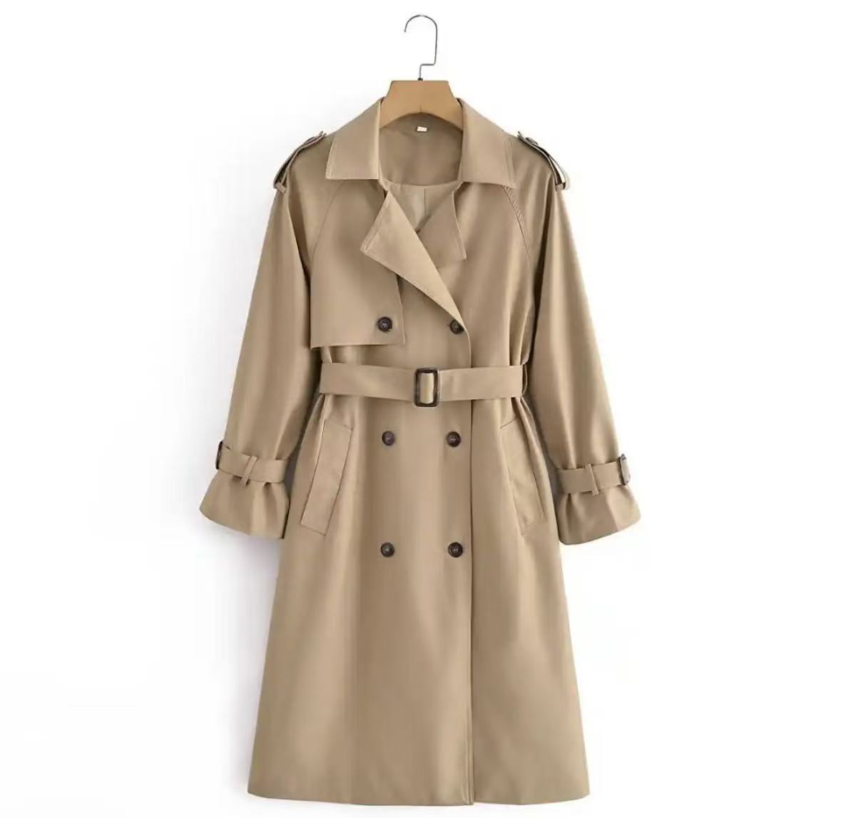 高81-高100百搭风衣经典春秋中长款《按照编码去下单》