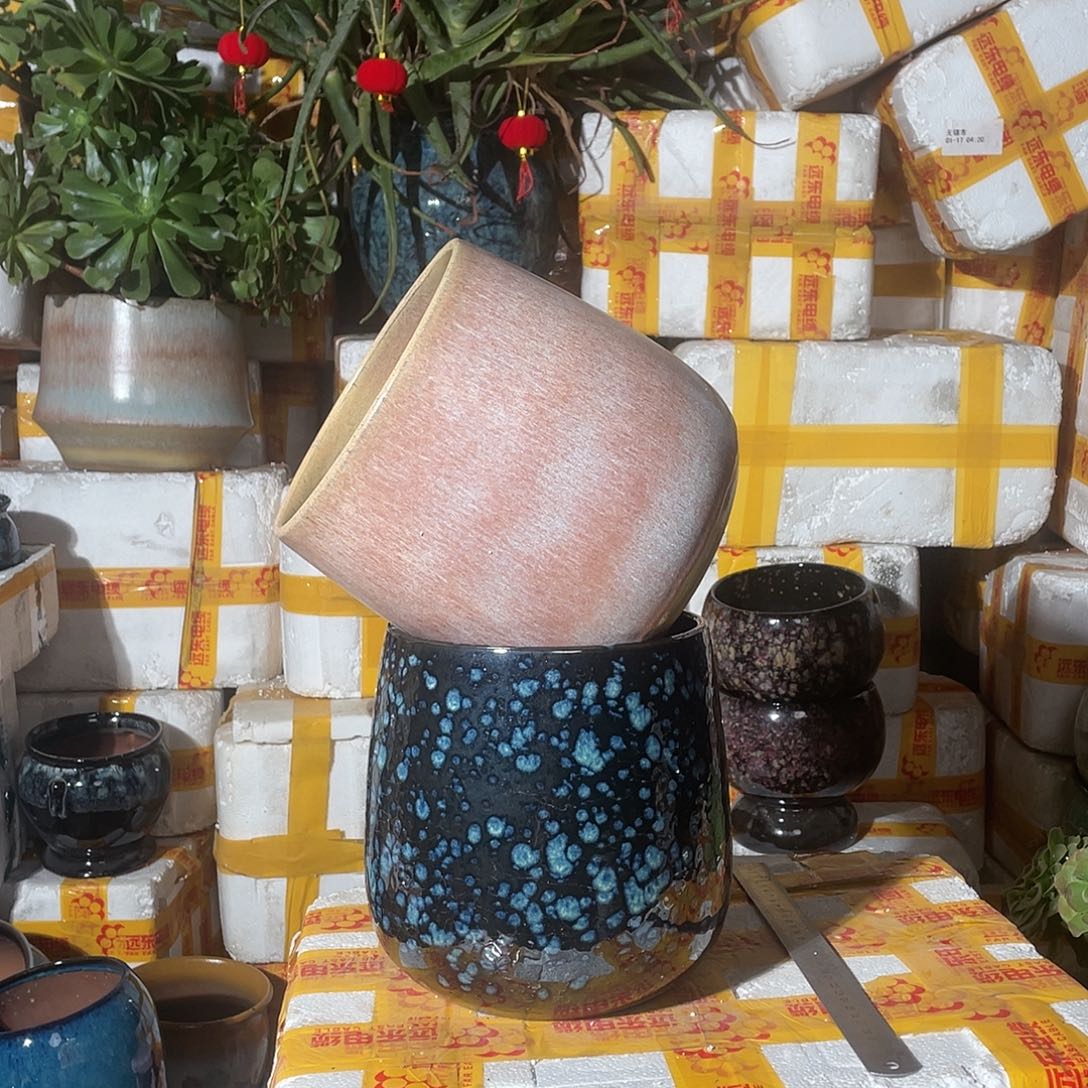 红陶宜兴紫砂花盆