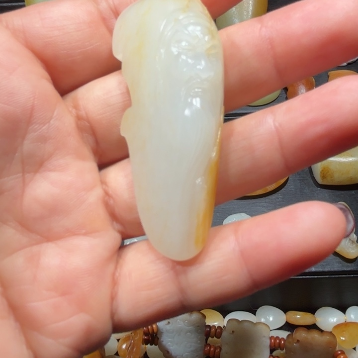 和田玉吊坠(不含链)未镶嵌