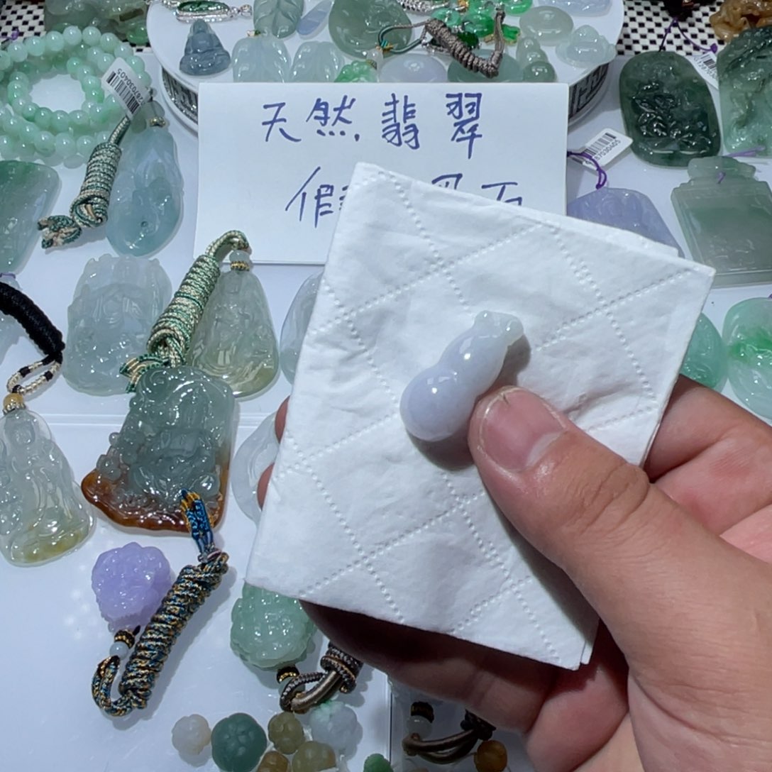 翡翠未镶嵌颈饰天然