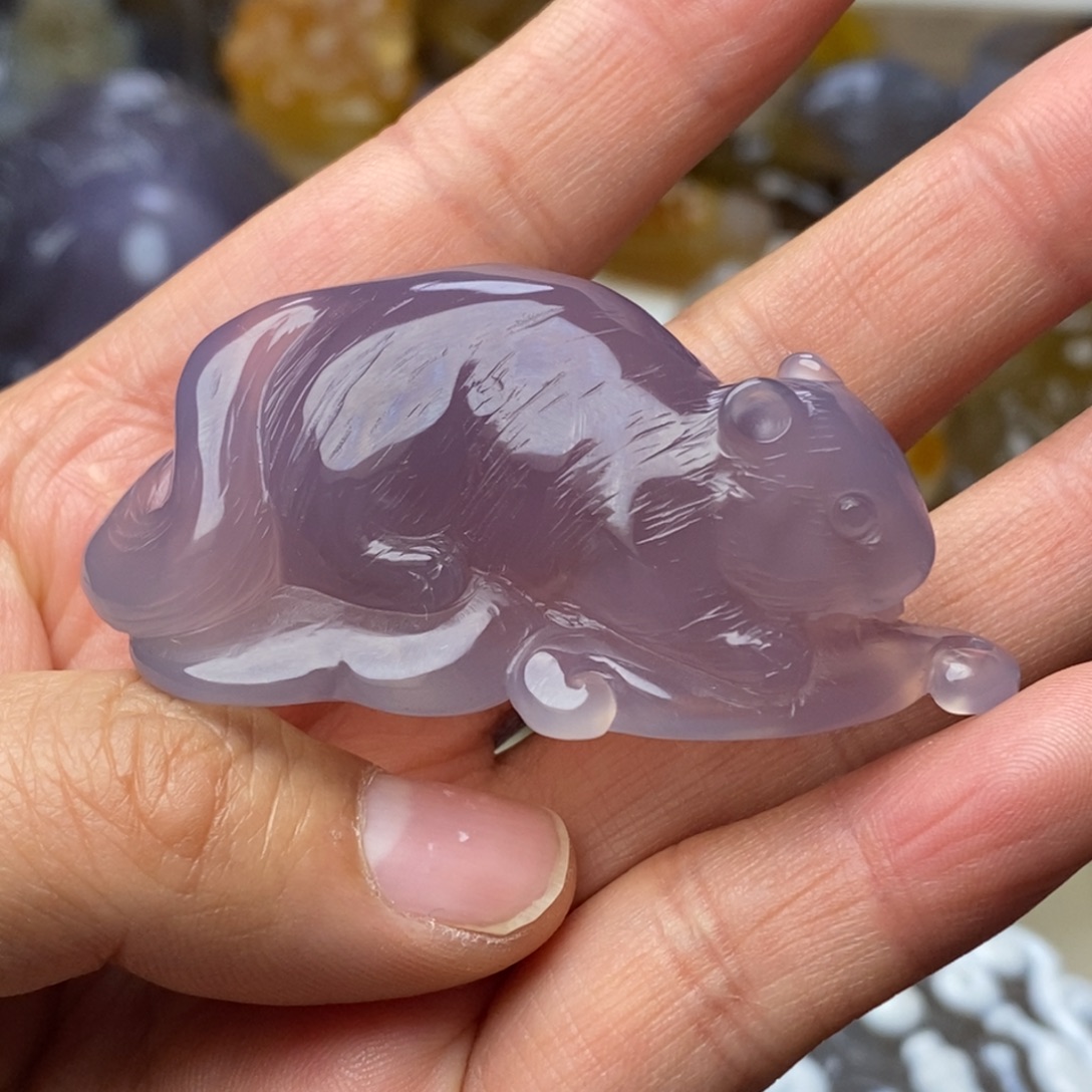 玛瑙/玉髓未镶嵌把件