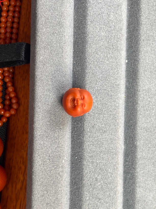 南红玛瑙保山阿东寨弥勒单珠10mm➕