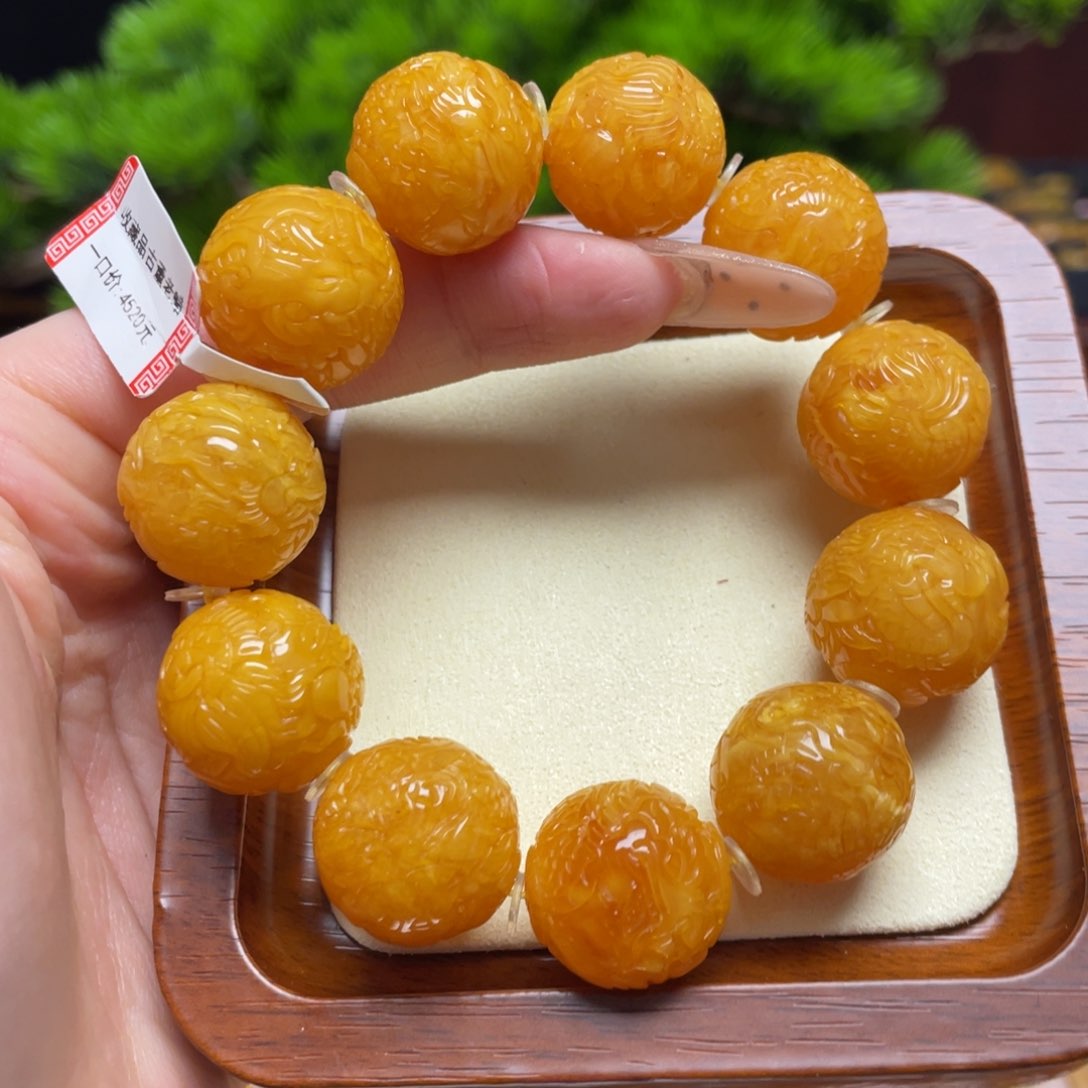蜜蜡手链未镶嵌手串