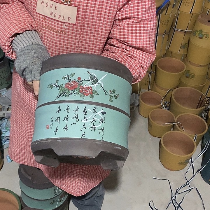 紫砂花盆紫砂花盆