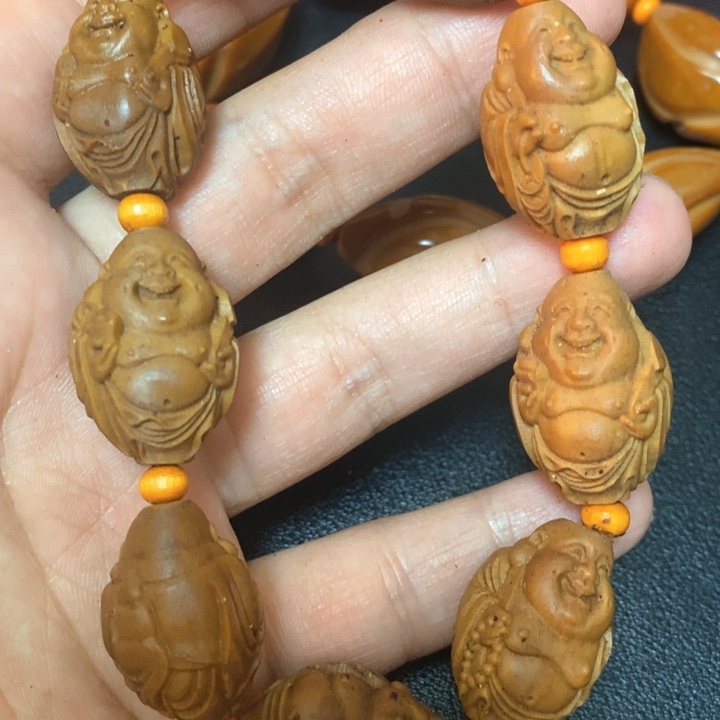 橄榄核手串/手链橄榄微瑕弥勒