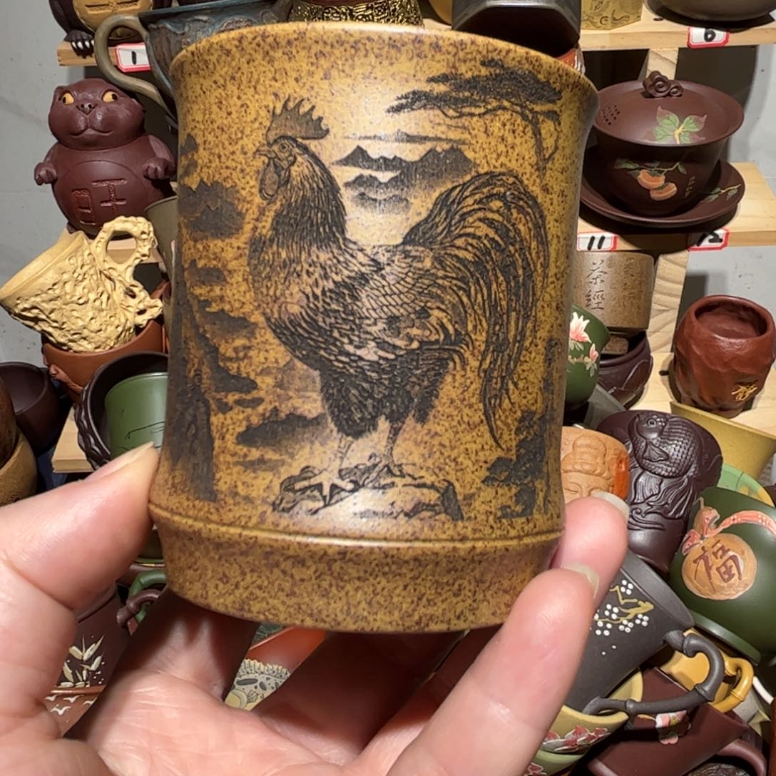 紫砂茶杯宜兴紫砂主人杯