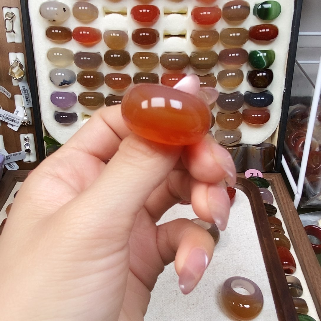 *****玛瑙/玉髓未镶嵌戒指