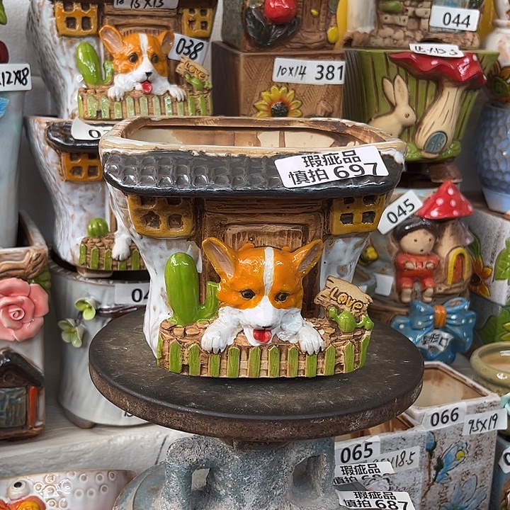 粗陶材质多肉花盆697