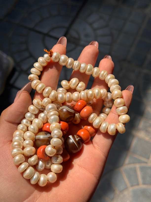 藏地密码藏式珍珠链子